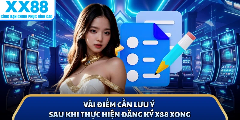 Đăng Ký X88 3 Vài điểm cần lưu ý sau khi thực hiện đăng ký X88 xong